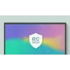 BenQ RE6504 interaktívny plochý displej 165,1 cm (65 inch) 450 cd/m² 4K Ultra HD čierna, sivá dotyková obrazovka integrovaný procesor Android