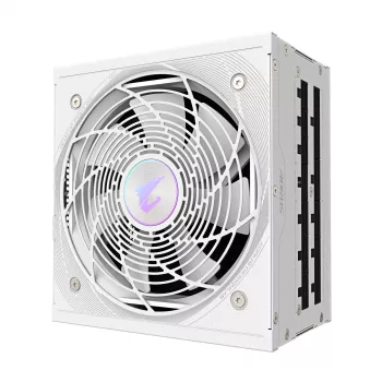 Napájací zdroj GIGABYTE AORUS ELITE P1000W ATX 3.1 1000W 80 PLUS Platinum plne modulárny biely, 6x (6+2) PCIe, 8 SATA