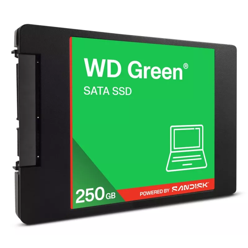 WESTERN DIGITAL SSD - WD Green - 250 GB - SATA 6Gb/s - 2,5 inch/7 mm puzdro