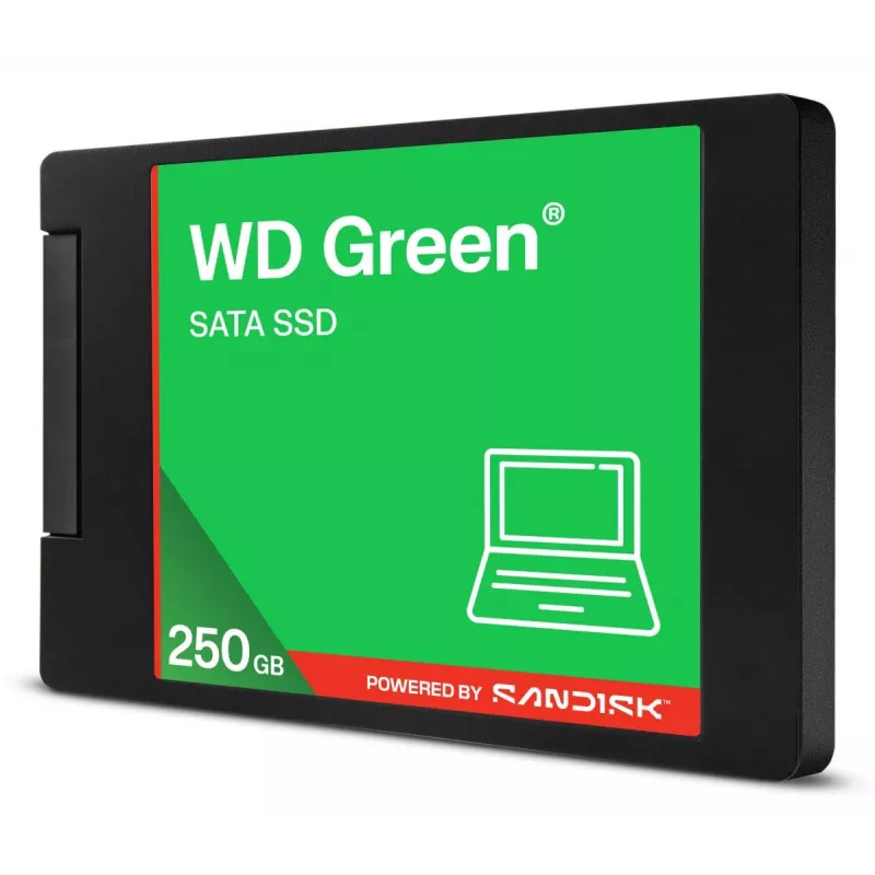 WESTERN DIGITAL SSD - WD Green - 250 GB - SATA 6Gb/s - 2,5 inch/7 mm puzdro