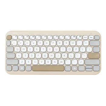 ASUS Marshmallow KW100 klávesnica bezdrôtová Bluetooth QWERTZ béžová sivá biela