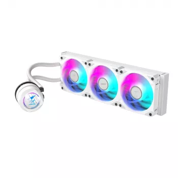 GIGABYTE AORUS WATERFORCE II 360 ICE AIO kvapalinový chladič CPU - 3x120mm ARGB ventilátory, posuvný uzamykací mechanizmus, DAISY-CHAIN, kompatibilný s Intel LGA 1851 a AMD AM5