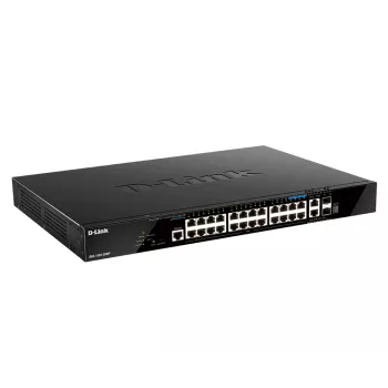 D-Link DGS-1520-28MP/E sieťový switch managed L3 Gigabit Ethernet (10/100/1000) Power over Ethernet (PoE) 1U čierny