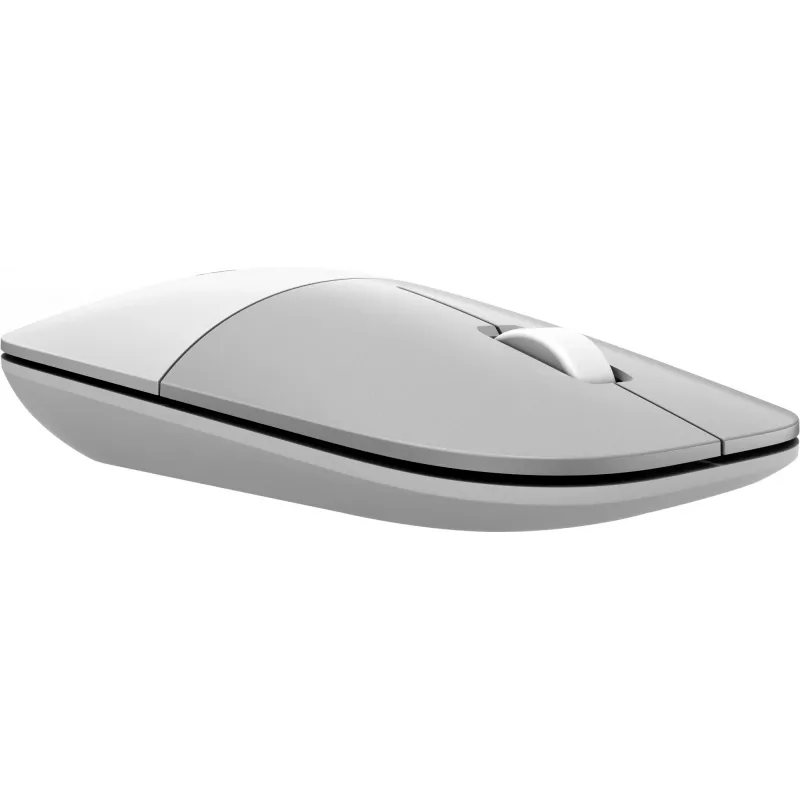 HP Z3700 keramická biela bezdrôtová myš, obojručná, optická, RF Wireless, 1200 DPI, strieborná, biela