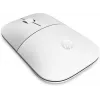 HP Z3700 keramická biela bezdrôtová myš, obojručná, optická, RF Wireless, 1200 DPI, strieborná, biela