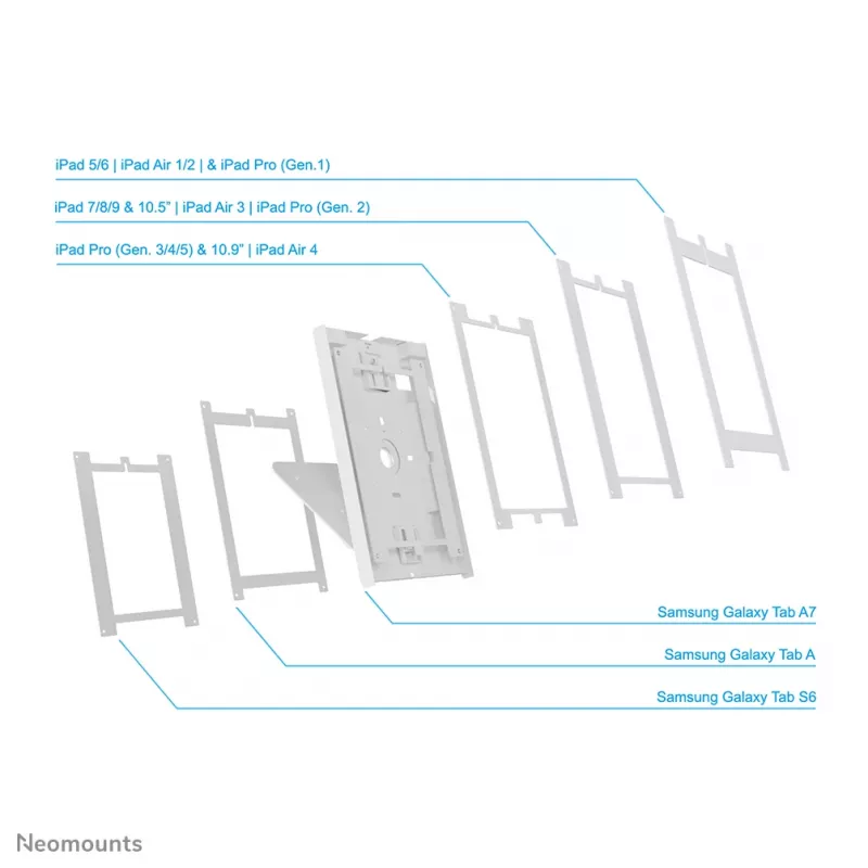 Neomounts DS15-630WH1 stojan na tablet na stôl a stenu 9,7-11