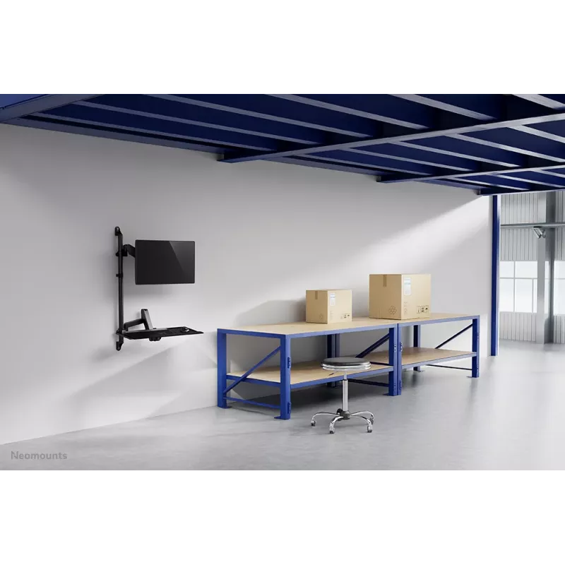 Nástenná pracovná stanica sit-stand Neomounts WL90-325BL1 max. hmotnosť 9 kg