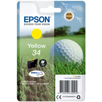 Epson Golfball jednotlivé balenie žltá 34 DURABrite Ultra atrament