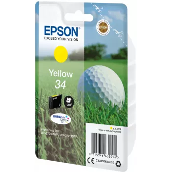 Epson Golfball jednotlivé balenie žltá 34 DURABrite Ultra atrament