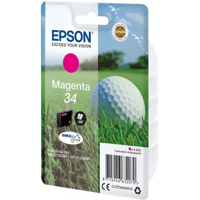 Kazeta Epson 34 purpurová 300 strán C13T34634010