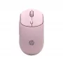 HP 400 tichá ružová bezdrôtová myš, obojručná, RF Wireless + Bluetooth, 6000 DPI, ružová
