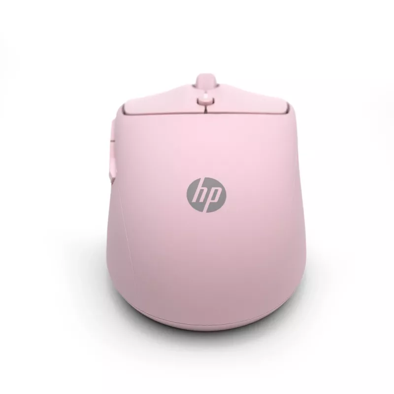 HP 400 tichá ružová bezdrôtová myš, obojručná, RF Wireless + Bluetooth, 6000 DPI, ružová