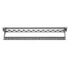 DIGITUS modulárny patch panel, tienený 24-port, blank, 1HE, rackmontáž, odsadený, farba čierny RAL 9005