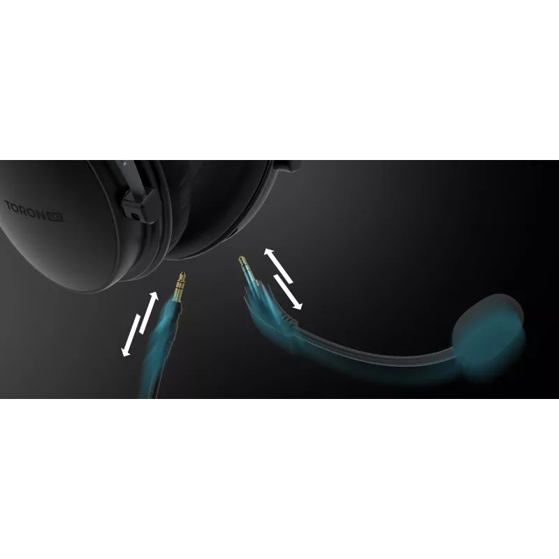 Káblový binaurálny herný headset Genesis Toron 531 — circumaurálny, 32 Ω, 20–20000 Hz, 1 m kábel