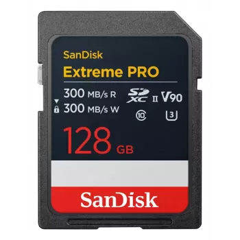 Flash pamäť SanDisk Extreme PRO 128 GB SDXC UHS-II model SDSDXDM-128G-GN4IN