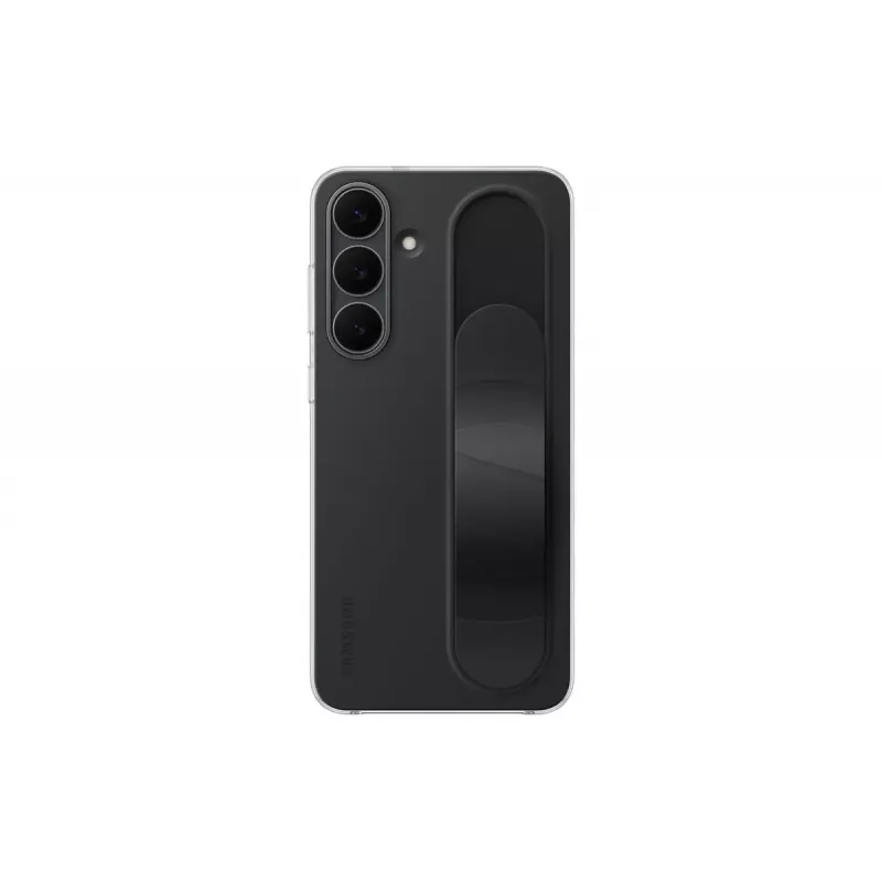 Protective Standing Grip puzdro Samsung pre Galaxy S25 FE, čierna, stojan na stôl