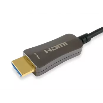 Equip HDMI 2.0 aktívny optický kábel AM/AM, 50m, 4K/60Hz, 50 m, HDMI Type-A (štandard), HDMI Type-A (štandard), 3D, čierny