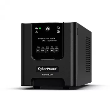 CyberPower PR750ELCD UPS (neprerušiteľný zdroj napájania) Line-Interactive 0,75 kVA 675 W 6 AC výstupov