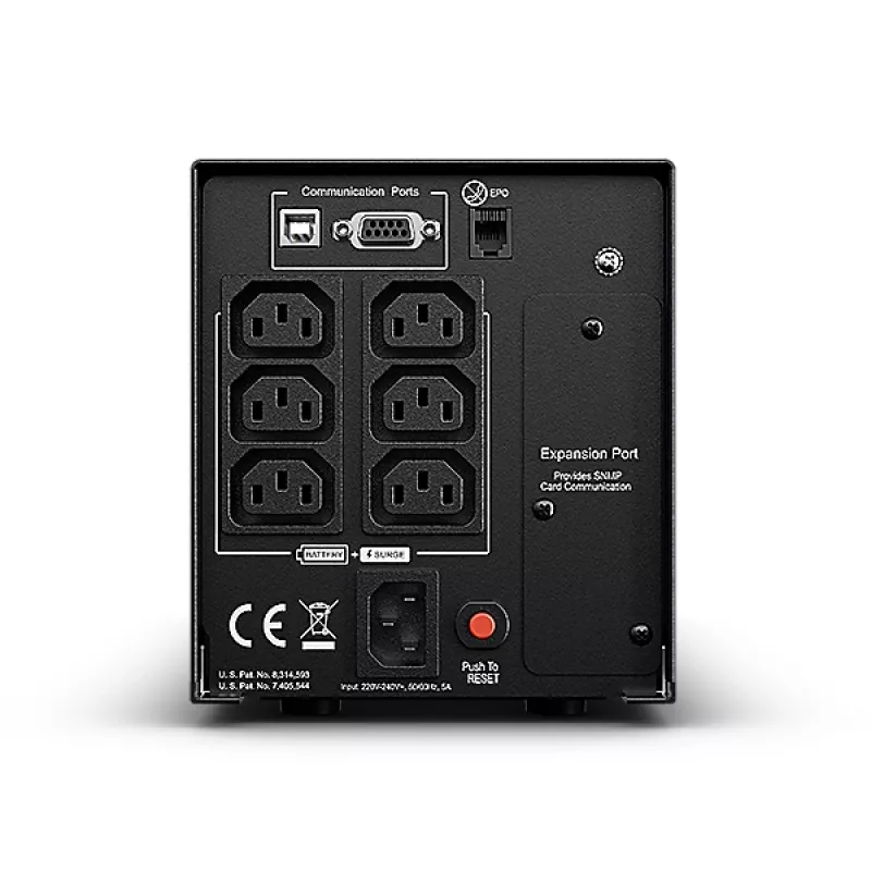 CyberPower PR750ELCD UPS (neprerušiteľný zdroj napájania) Line-Interactive 0,75 kVA 675 W 6 AC výstupov