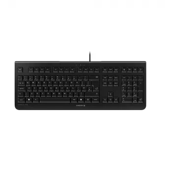 CHERRY KC 1000 káblová klávesnica, čierna, USB (QWERTY – UK), Full-Size (100 %), káblová, USB, QWERTY, čierna