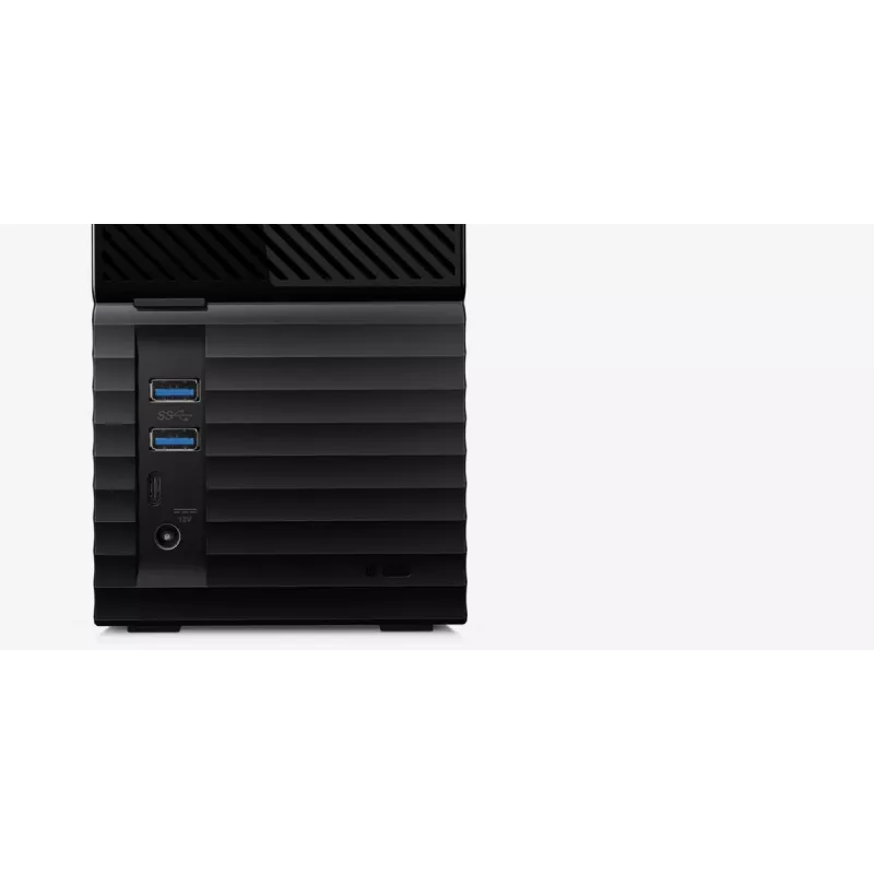WD My Book Duo WDBFBE0360JBK externé úložisko RAID 36 TB (2x 18 TB HDD), USB-C 3.2 Gen 1, RAID 0/1/JBOD, 256-bitové hardvérové šifrovanie AES, čierne