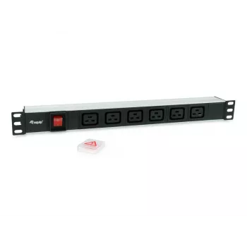 Equip 333319 Power Distribution Unit (PDU) 6 AC výstupov 1U čierna