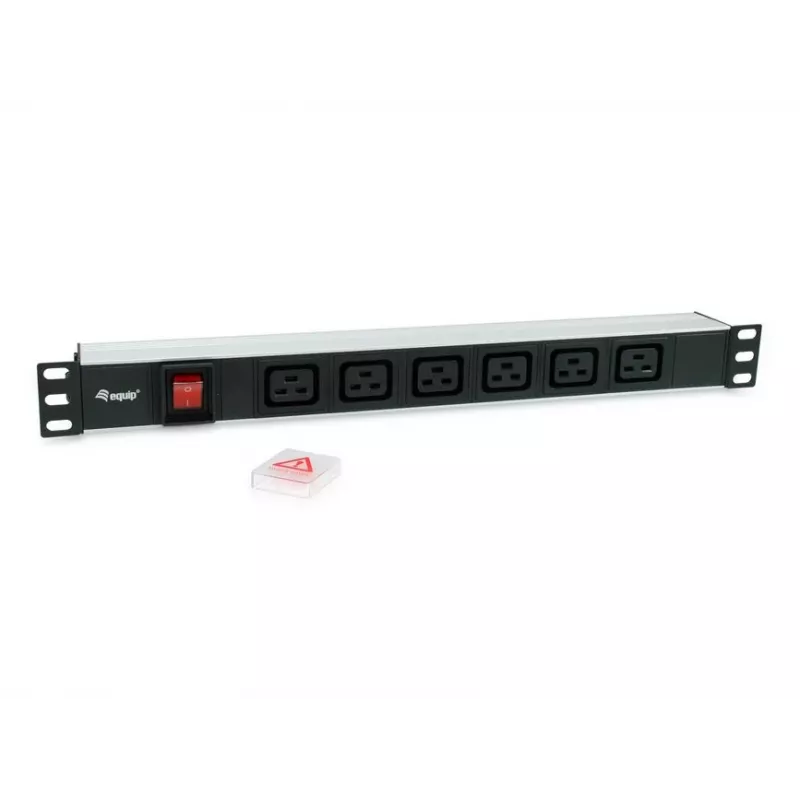 Equip 333319 Power Distribution Unit (PDU) 6 AC výstupov 1U čierna