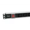 Equip 333319 Power Distribution Unit (PDU) 6 AC výstupov 1U čierna