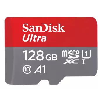 WESTERN DIGITAL SanDisk Ultra micro SDXC 128GB plus SD adaptér 140 MB/s A1 Class 10 UHS-I – balenie 2 ks