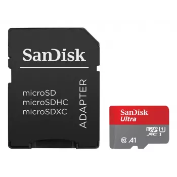 WESTERN DIGITAL SanDisk Ultra micro SDXC 128GB plus SD adaptér 140 MB/s A1 Class 10 UHS-I – balenie 2 ks