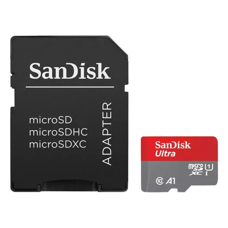 WESTERN DIGITAL SanDisk Ultra micro SDXC 128GB plus SD adaptér 140 MB/s A1 Class 10 UHS-I – balenie 2 ks