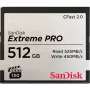WESTERN DIGITAL SanDisk Extreme Pro Cfast 2.0 pamäťová karta 512GB – 525 MB/s rýchlosť čítania