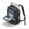DICOTA Eco Backpack Plus Base – taška na notebook 13-15,6 palcov – čierna / 300d Rpet polyester
