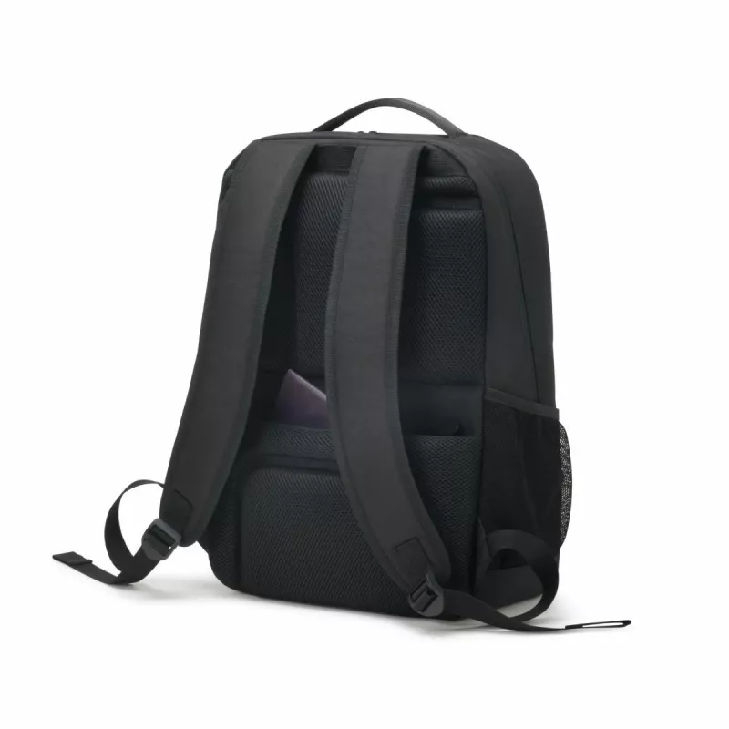DICOTA Eco Backpack Plus Base – taška na notebook 13-15,6 palcov – čierna / 300d Rpet polyester