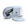 HP 400 tichá modrá bezdrôtová myš, obojručná, RF Wireless + Bluetooth, 6000 DPI, modrá