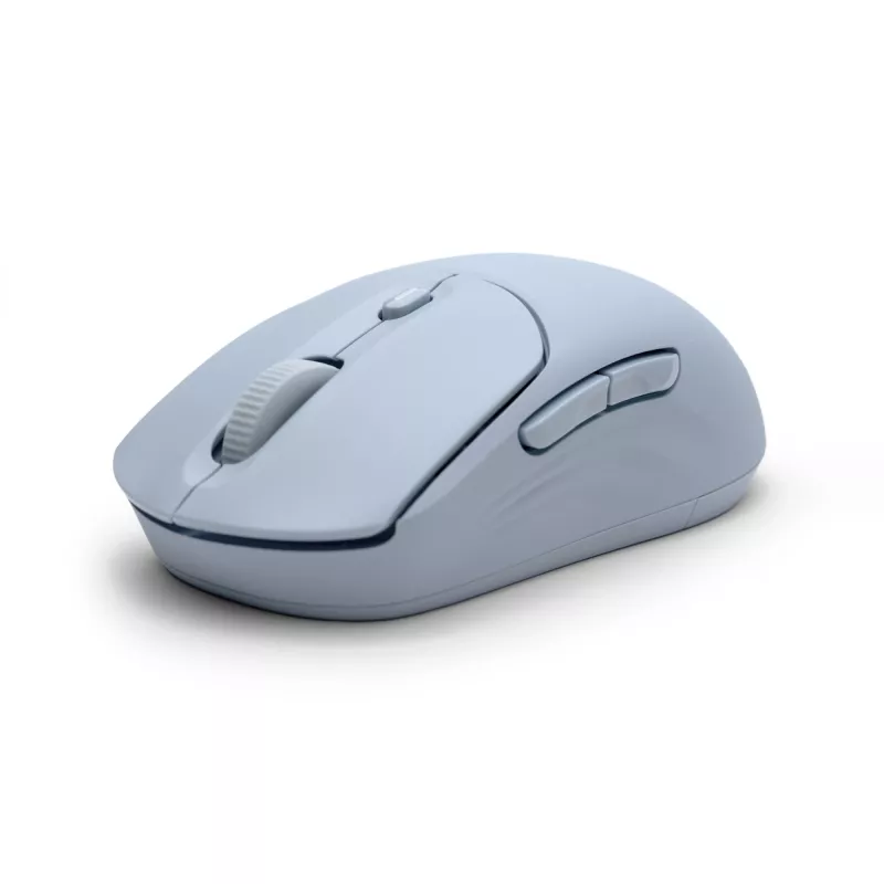 HP 400 tichá modrá bezdrôtová myš, obojručná, RF Wireless + Bluetooth, 6000 DPI, modrá