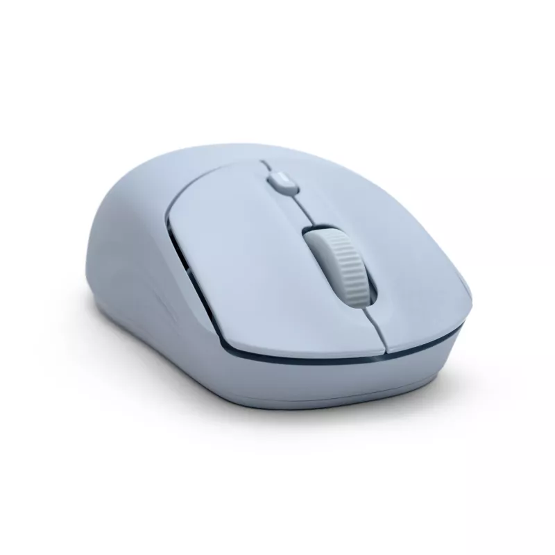 HP 400 tichá modrá bezdrôtová myš, obojručná, RF Wireless + Bluetooth, 6000 DPI, modrá