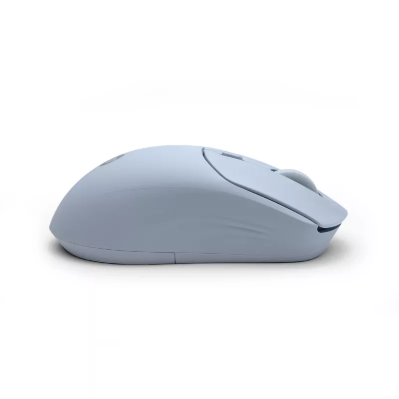 HP 400 tichá modrá bezdrôtová myš, obojručná, RF Wireless + Bluetooth, 6000 DPI, modrá