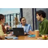 HP 400 tichá modrá bezdrôtová myš, obojručná, RF Wireless + Bluetooth, 6000 DPI, modrá