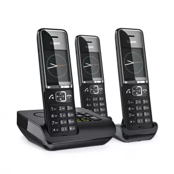 Analógový telefón Gigaset COMFORT 550A bezdrôtová slúchadlová jednotka identifikácia volajúceho