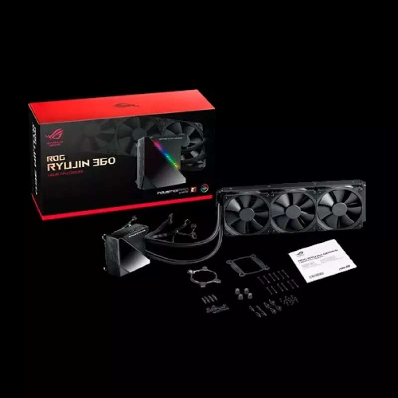 ASUS ROG RYUJIN 360 chladič procesora all-in-one kvapalinový 12 cm čierny 1 ks