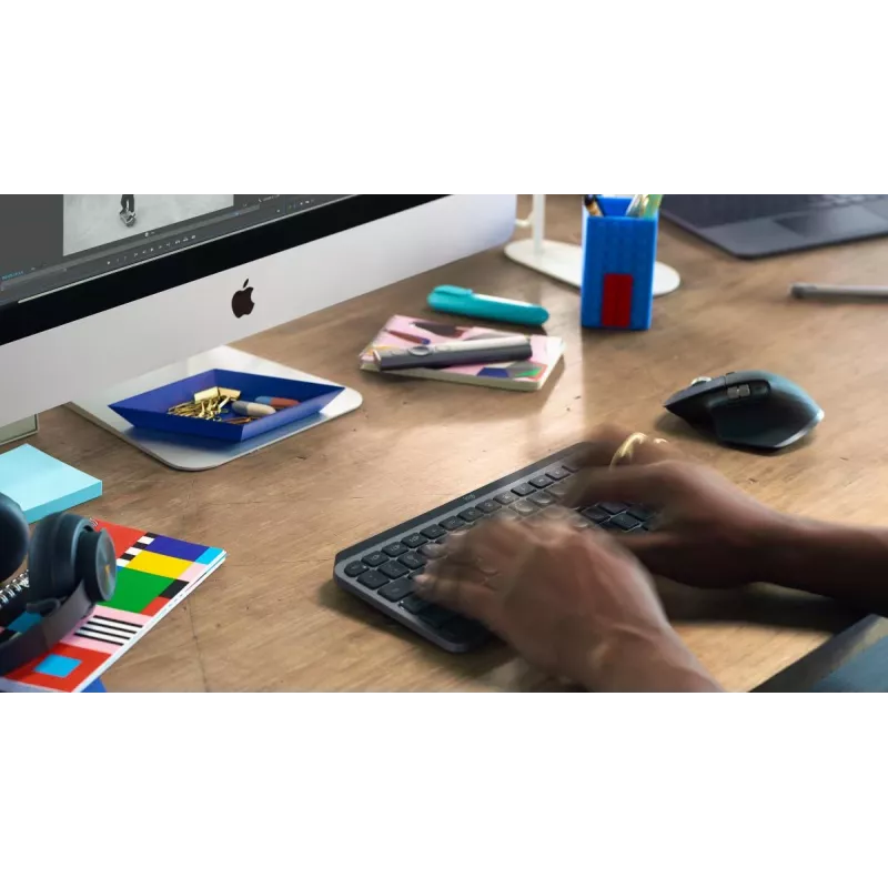 LOGITECH Mx Keys Mini minimalistická bezdrôtová podsvietená klávesnica - grafitová - Qwerty US/International