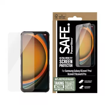 PanzerGlass SAFE. by ® ochrana displeja Samsung Galaxy Xcover7 Pro | Xcover7 | Xcover6 Pro | Ultra-Wide Fit