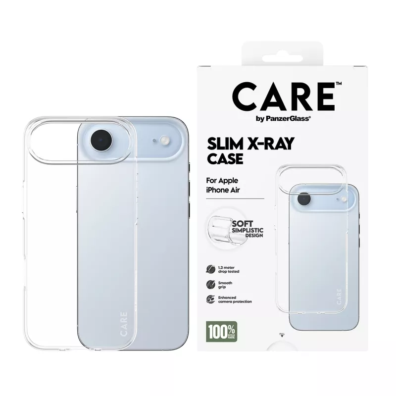 PanzerGlass CARE™ by ® X-Ray puzdro iPhone Air, puzdro, Apple, Apple - iPhone Air, transparentné