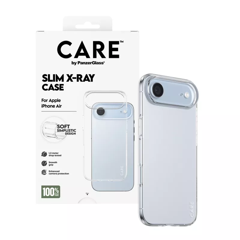 PanzerGlass CARE™ by ® X-Ray puzdro iPhone Air, puzdro, Apple, Apple - iPhone Air, transparentné