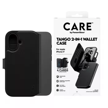 PanzerGlass CARE™ by ® Tango 2-in-1 puzdro s peňaženkou s MagSafe iPhone 17