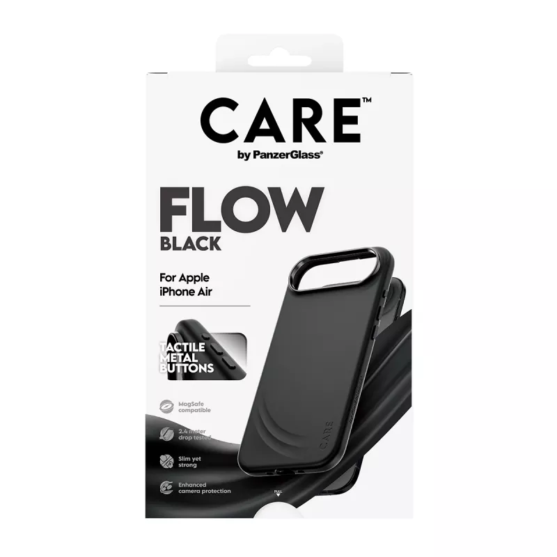 Ochranné puzdro PanzerGlass CARE™ Flow Case čierne s MagSafe pre iPhone Air