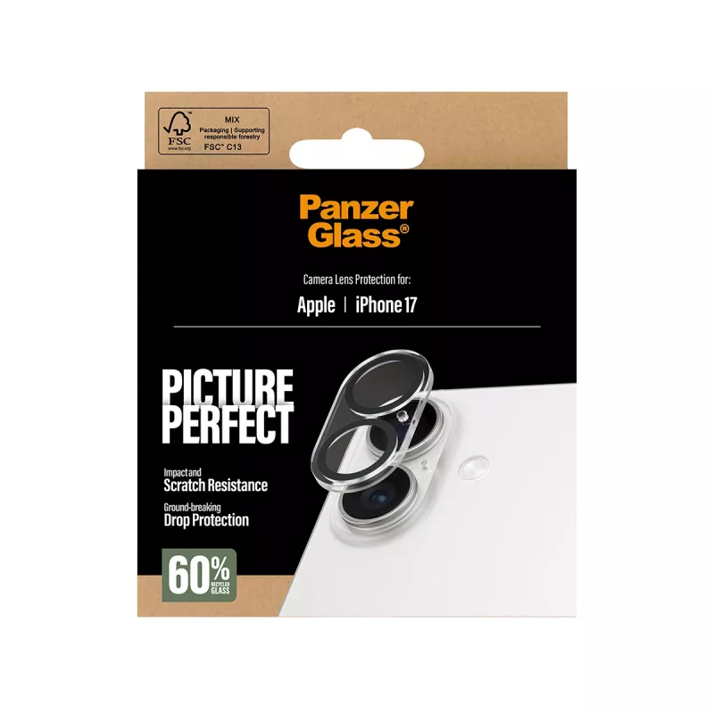 PanzerGlass ® PicturePerfect ochrana šošovky fotoaparátu pre iPhone 17