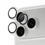 Ochrana fotoaparátu PanzerGlass Hoops transparentná pre iPhone 17 Pro / 17 Pro Max / 16 Pro / 16 Pro Max, tvrdené sklo, silikón, 1 ks