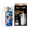 Sada ochrany obrazovky PanzerGlass CARE 3-in-1 Flagship Explorer pre iPhone 17 Pro – tvrdené sklo, PET, silikón, transparentné
